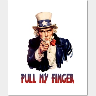 Uncle Sam: Pull My Finger Posters and Art